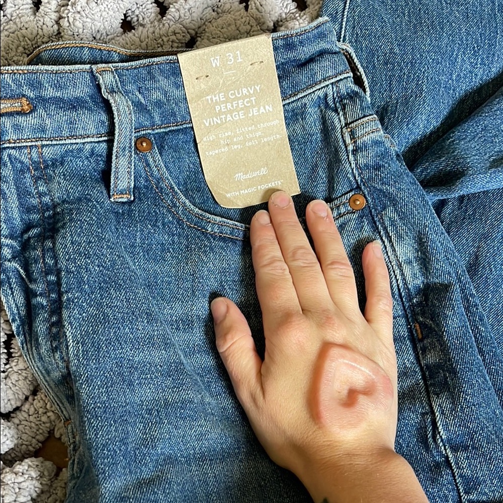 Madewell High Rise Blue Jeans Classic Denim